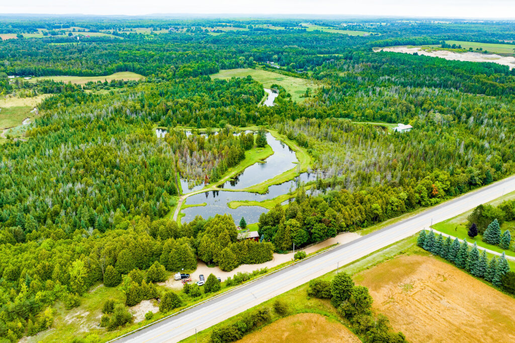 A real estate photo in Flesherton, Ontario taken by Elevated Photos Canada.